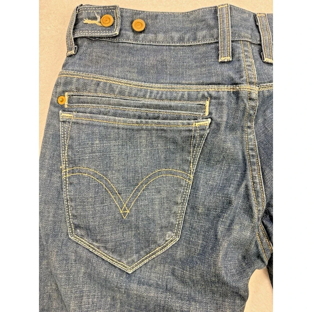 Levi's 511 Slim Jeans Men 30x30 Blue Cinch Waist 9 Pocket Denim‎ - Rare